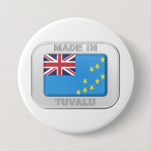 Made in Tuvalu 7.5 Cm Round Badge