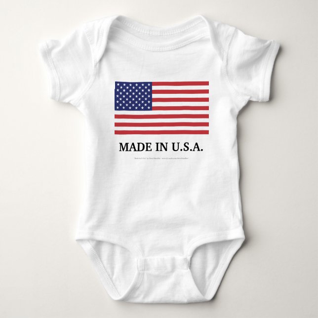 MADE IN U.S.A. BABY BODYSUIT (Front)