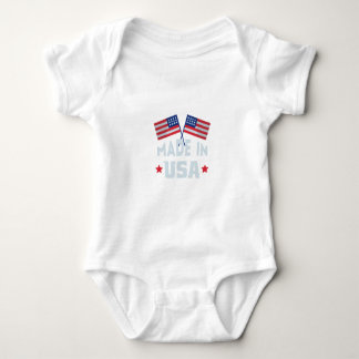 Made in USA baby bodysuit