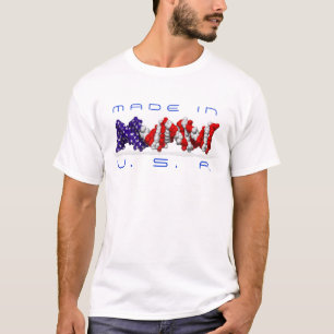 Made in USA DNA? - text is customisable T-Shirt