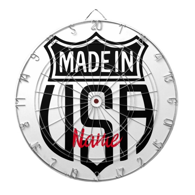 Made in USA Sign Thunder_Cove Dartboard (Front)