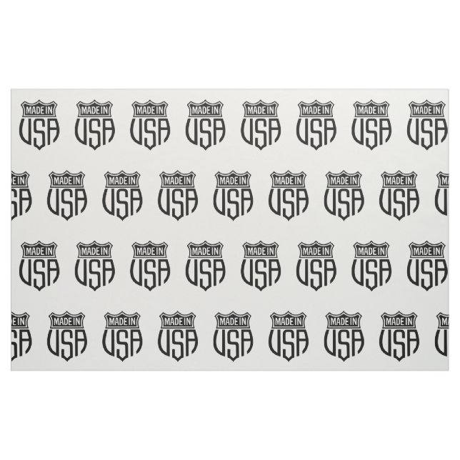 Made in USA Sign Thunder_Cove  Fabric (Fat Quarter)