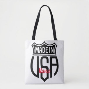 Made in USA Sign Thunder_Cove Tote Bag