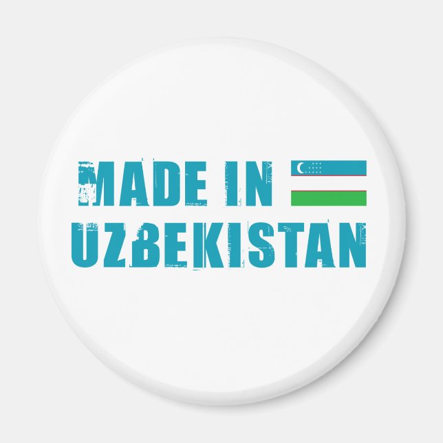 Made in Uzbekistan Magnet (Front)