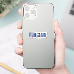 Made in Virginia Barcode Flag State Pride