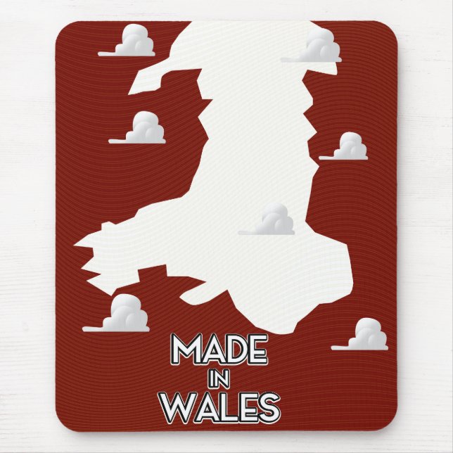 Made in Wales Mouse Pad (Front)