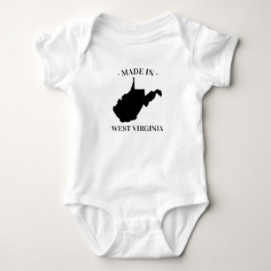 Made in West Virginia WV Baby Bodysuit