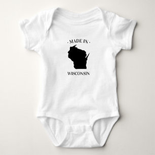 Made in Wisconsin WI Baby Bodysuit
