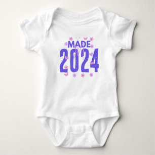 Made In Year Custom Age Birthday  Baby Bodysuit