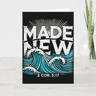 Made New Baptised Baptism Card