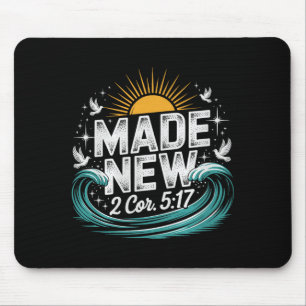 Made New Baptism Shirt Christian Shirts For Youth  Mouse Pad