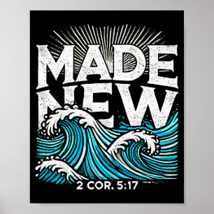 Made New Baptized Baptism  Poster