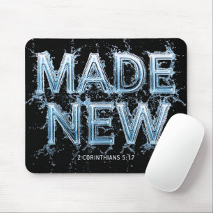 Made New Born Again Christian Faith: Water Baptism Mouse Pad