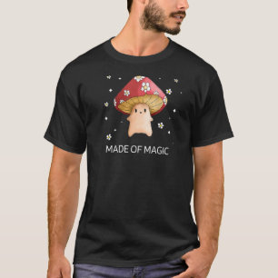 Made of Magic Cute Cottagecore Mushroom Graphic fo T-Shirt