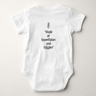 "Made  of  Snowflakes  and  Giggles", bodysuits