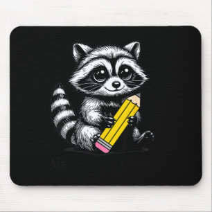 Made to May Funny Racoon Last Day of School Mouse Pad