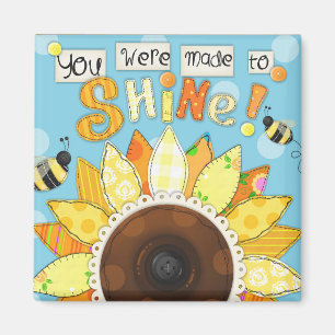 "Made to Shine" Inspirational Magnet