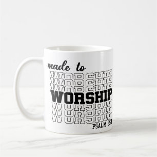 Made to Worship Bible Verse Mug