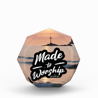 Made to Worship Psalm 95:1 Photo Block