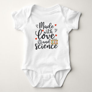 Made With Love And Science IVF Baby Baby Bodysuit