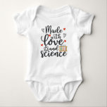 Made With Love And Science IVF Baby Bodysuit<br><div class="desc">Made With Love And Science IVF Baby Clothes</div>