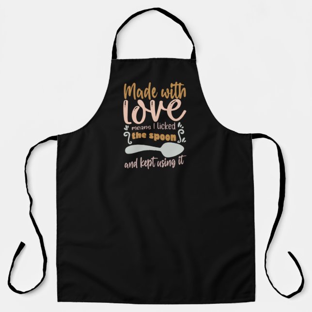 Made with love apron (Front)
