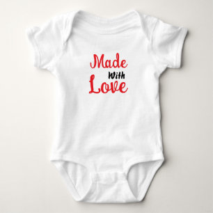 Made with love baby bodysuit