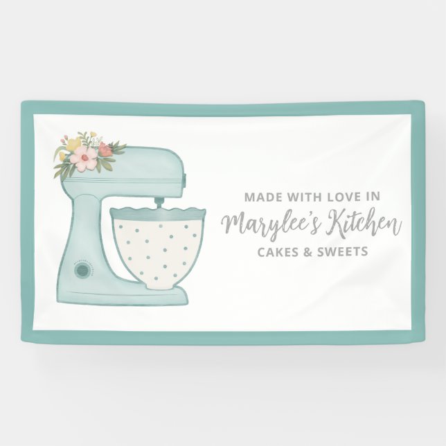 Made With Love Bakery Pastry Chef Banner (Horizontal)