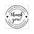 Made With Love & Custom Name Product Thank You