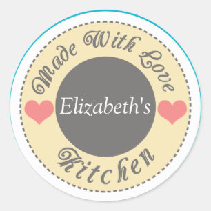 Made With Love Custom Stickers