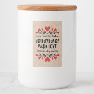Made with Love Food and Beverage Label Set