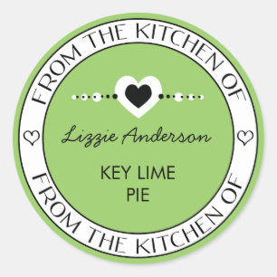 Made with Love From the Kitchen of Label   Green