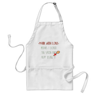 Made With Love funny saying Standard Apron