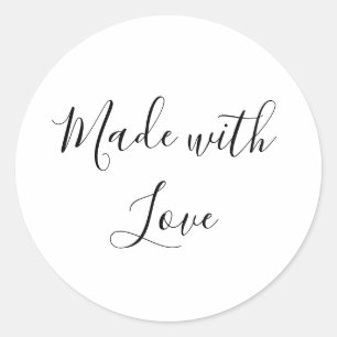 Made with Love Handmade Classic Round Sticker