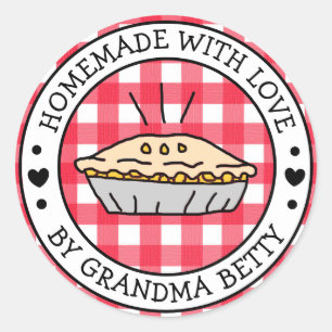 Made with Love, Homemade Apple Pie Gift Labels
