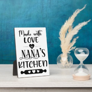 Made With Love In Nana's Kitchen   Plaque