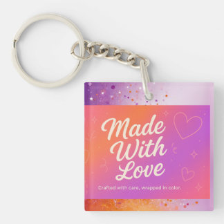 Made With Love Keychain