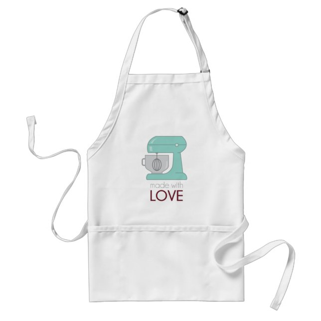 Made With Love Kitchen Mixer Standard Apron (Front)