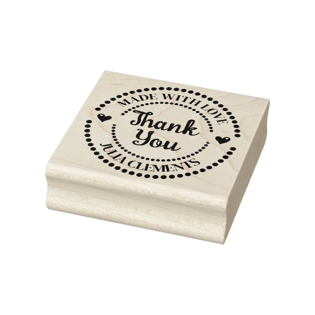 Made with Love Rubber Stamp (Stamp)