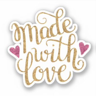 Made With Love Sticker