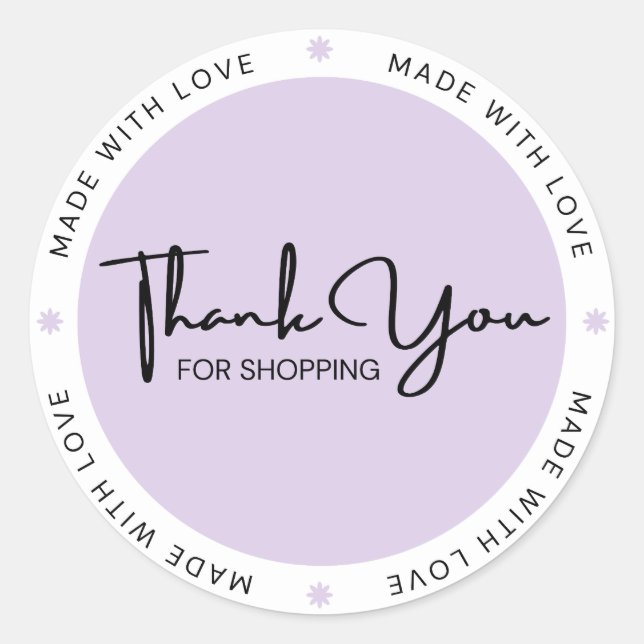 Made with Love Stickers  (Front)