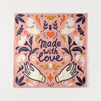 Made with love symmetriccomposition - vintage elem tapestry