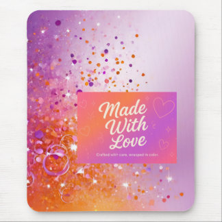 Made With Love Tank Top Mouse Pad