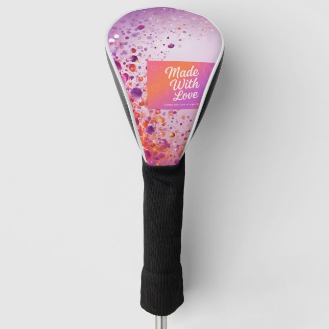 Made With Love Watch Golf Head Cover (Front)