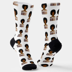 Made With Melanin Every Shade Slays Socks