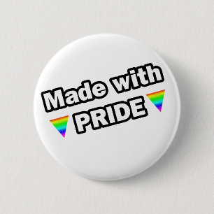 Made with Pride 6 Cm Round Badge