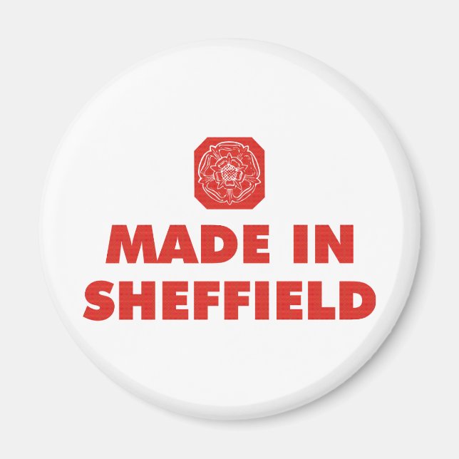 madeinsheffield magnet (Front)