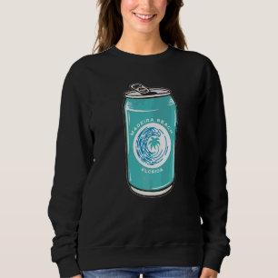 Madeira Beach Florida Fl Beer Can Soda Pop Can Dri Sweatshirt