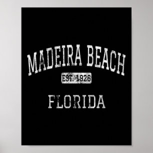 Madeira Beach Florida Fl Vintage Poster