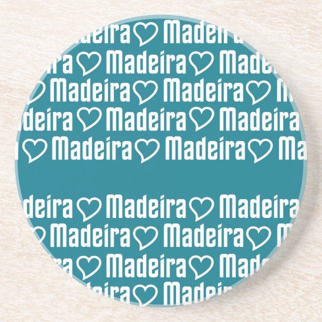 Madeira coaster, customise coaster (Front)